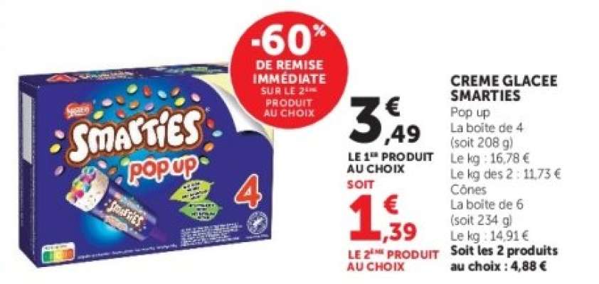 Creme Glacee Smarties