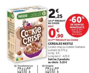 CÉRÉALES “NESTLÉ”