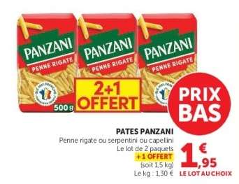 PÂTES "PANZANI"