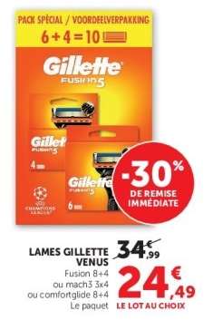 Lames Gillette Venus