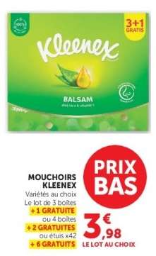 Mouchoirs Kleenex