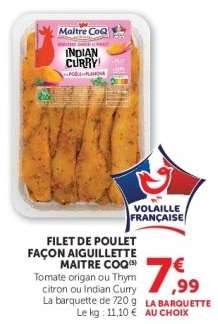 Filet de Poulet Façon Aiguillette Maître Coq