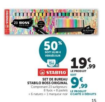 SET DE BUREAU STABILO BOSS ORIGINAL