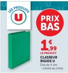 CLASSEUR RIGIDE U