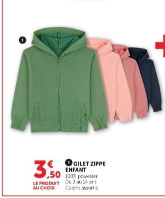 Gilet Zippé Enfant