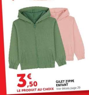 Gilet Zippé Enfant