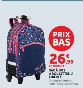 SAC À DOS À ROULETTES U LIBERTY