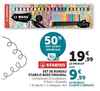 SET DE BUREAU STABILO BOSS ORIGINAL