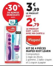 Kit de 4 pièces Maped Kidy Learn