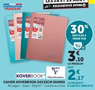 CAHIER KOVERBOOK 24X32CM SKANDI