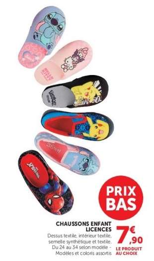 Chaussons Enfant Licences