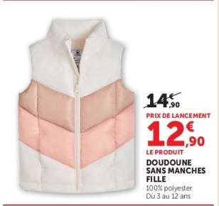 DOUDOUNE SANS MANCHES FILLE