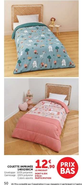 Couette Imprimée