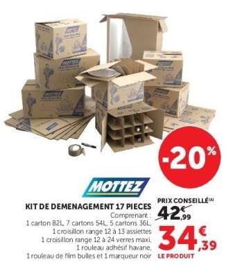 KIT DE DEMENAGEMENT 17 PIECES