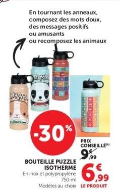 BOUTEILLE PUZZLE ISOTHERME