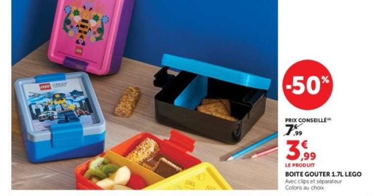 BOITE GOUTER 1.7L LEGO