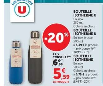Bouteille Isotherme U