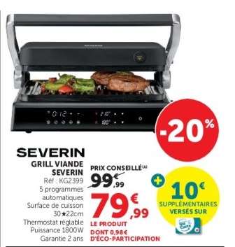 SEVERIN GRILL VIANDE SEVERIN