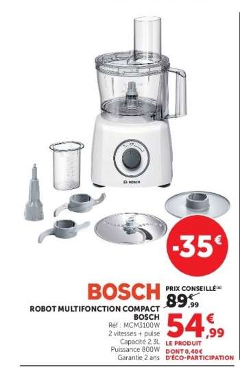 BOSCH Robot multifonction compact