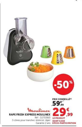 RAPE FRESH EXPRESS MOULINEX