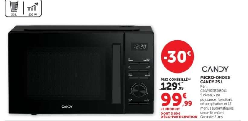 MICRO-ONDES CANDY 23 L