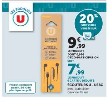 ÉCOUTEURS U - USBC