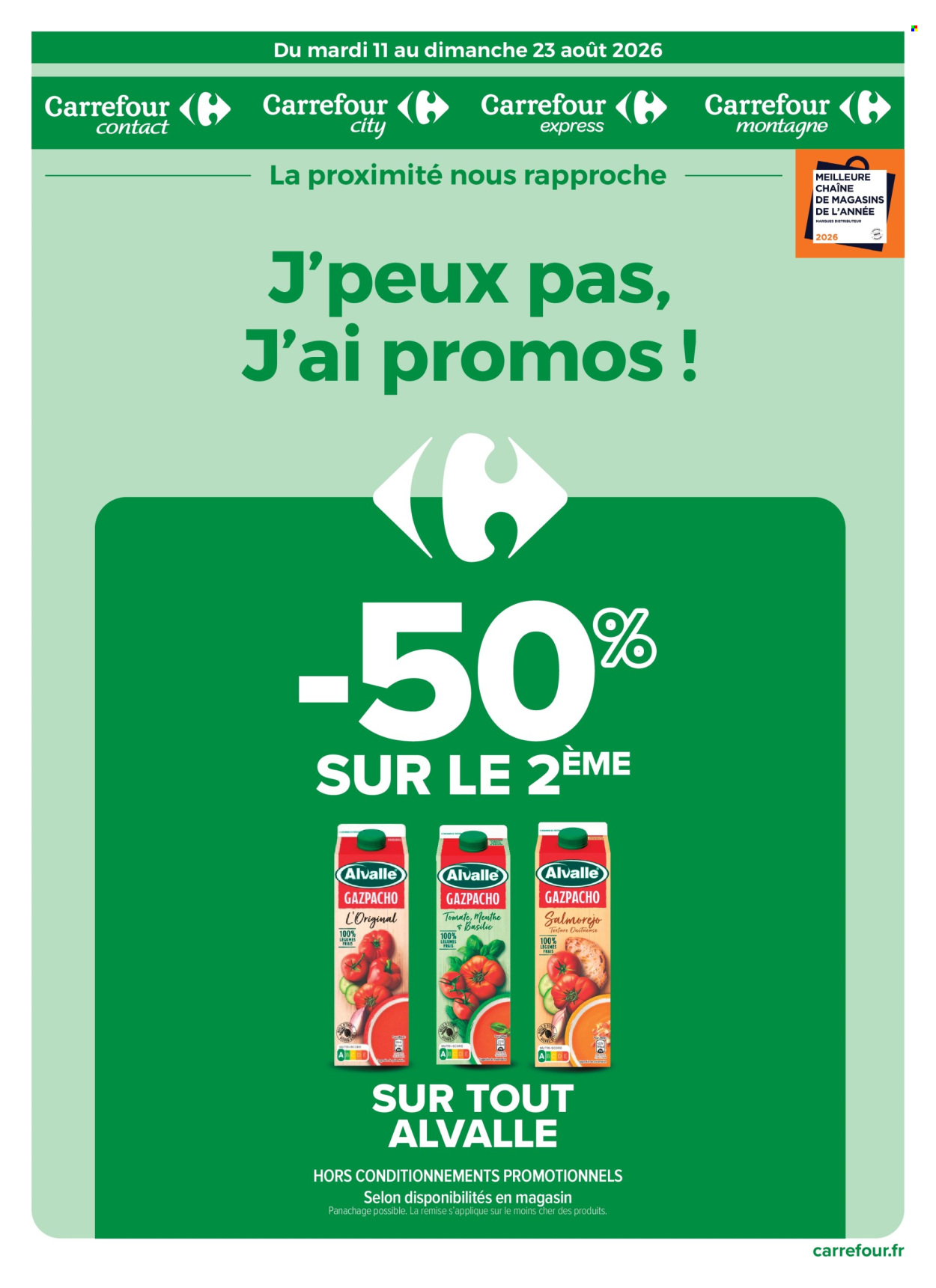 Catalogue Carrefour - 11/08/2026 - 23/08/2026. Page 1