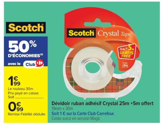Scotch Crystal Tape