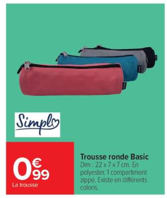 Trousse ronde basic