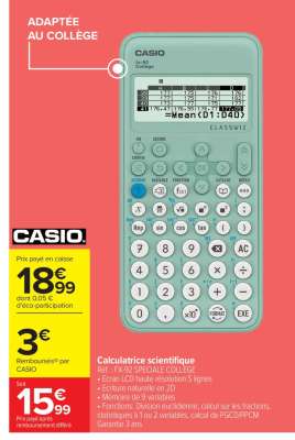 Calculatrice scientifique
