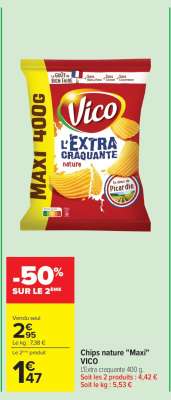 Chips nature «Maxi» VICO
