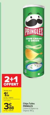 Chips Tuiles PRINGLES