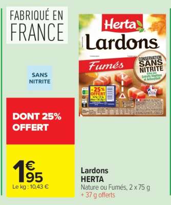 Lardons Herta