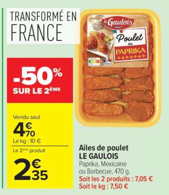 Ailes De Poulet Le Gaulois