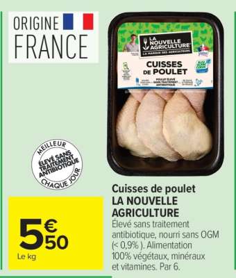 Cuisses De Poulet La Nouvelle Agriculture