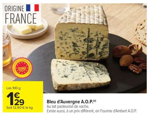 Bleu d'Auvergne A.O.P.