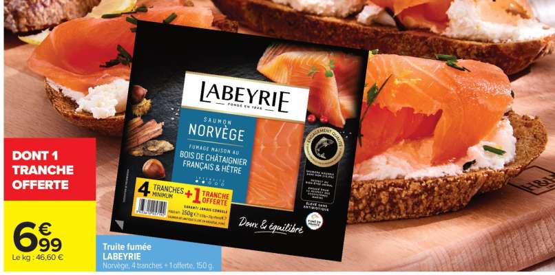 TRUITE FUMÉE "LABEYRIE"