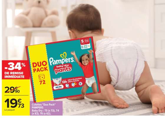 Culottes "Duo Pack" PAMPERS