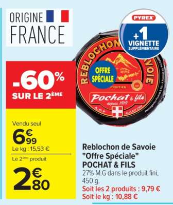 Reblochon de Savoie "Offre Spéciale" POCHAT & FILS