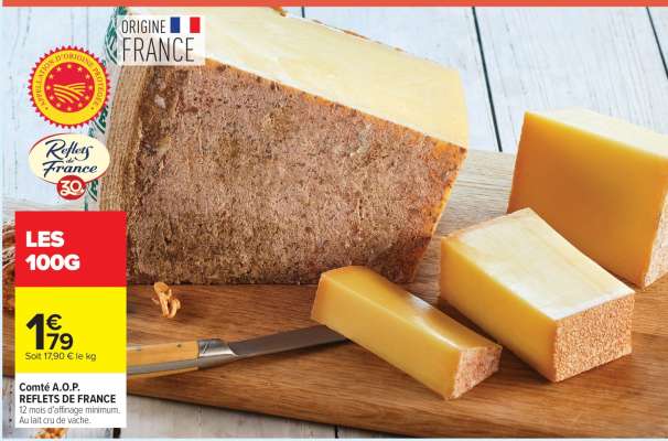 Comté A.O.P. REFLETS DE FRANCE