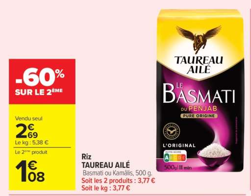 Riz "Taureau Ailé"