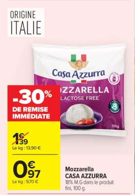 Mozzarella Casa Azzurra