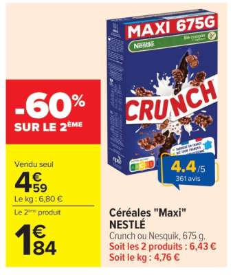 Céréales «Maxi» NESTLÉ