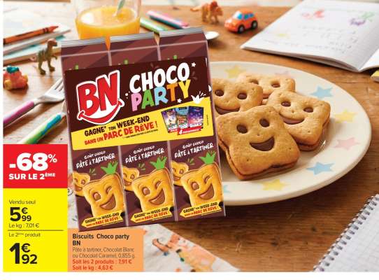 Biscuits Choco Party 'BN'