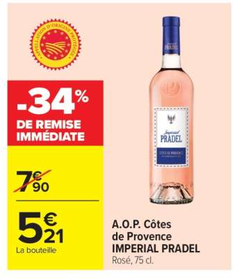 A.O.P. Côtes de Provence IMPERIAL PRADEL