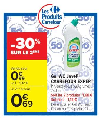 Gel WC Javel CARREFOUR EXPERT