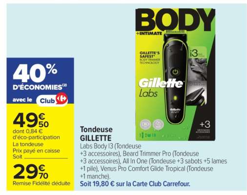 TONDEUSE “GILLETTE”