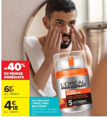 Soin Hydratant L'ORÉAL PARIS MEN EXPERT