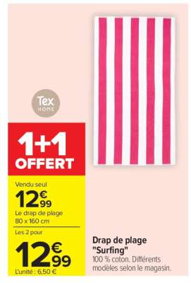 Drap de plage "Surfing"