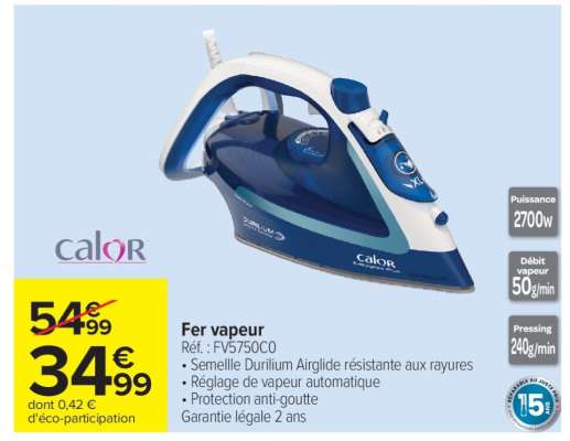 Fer vapeur